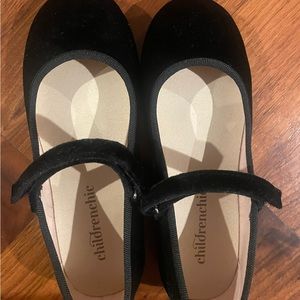 Childrenchic Classic Mary Janes-Black Velvet